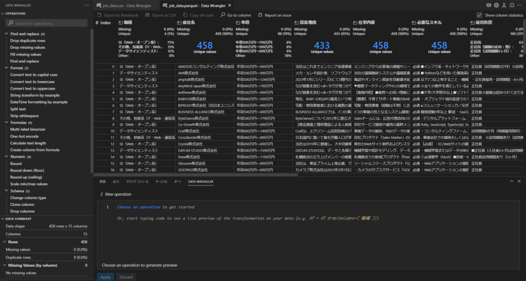 Data Wrangler_parquet