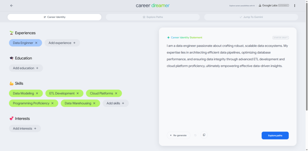 Career Dreamer introduction